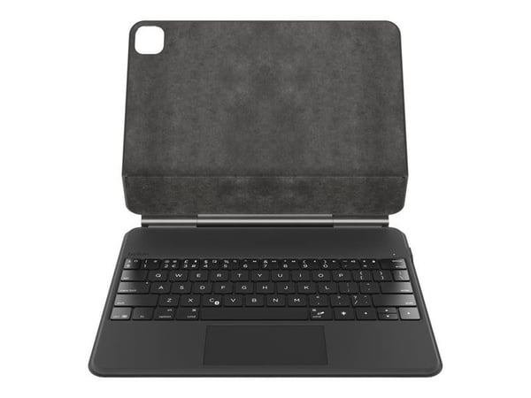 Belkin Connect Pro - Tastatur og folioveske (verneeske) - med magnetstativ - med styreplate - bakbelysning - trådløs - Bluetooth