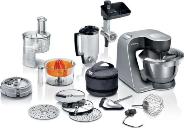 Bosch MUM5 MUM58M64 - Kjøkkenmaskin - 1000 W - svart / sølv