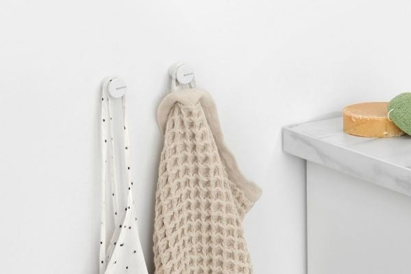 Brabantia handdukshållare MINDSET 2 st vit 303425