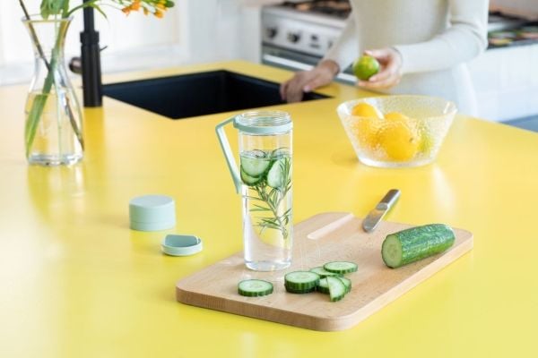 Brabantia Make & Take, 500 ml, Daglig bruk, Grønn, Gjennomsiktig, Plast, Jade Green, Skrulokk