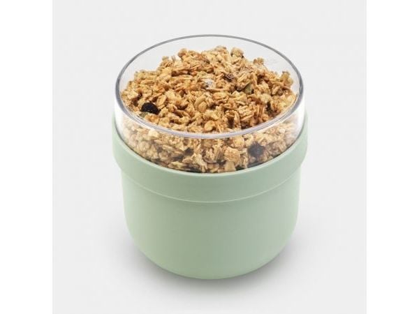 Brabantia Make & Take, Fruktskål, Rund, Plast, Grønn, 0,5 l, Personlig