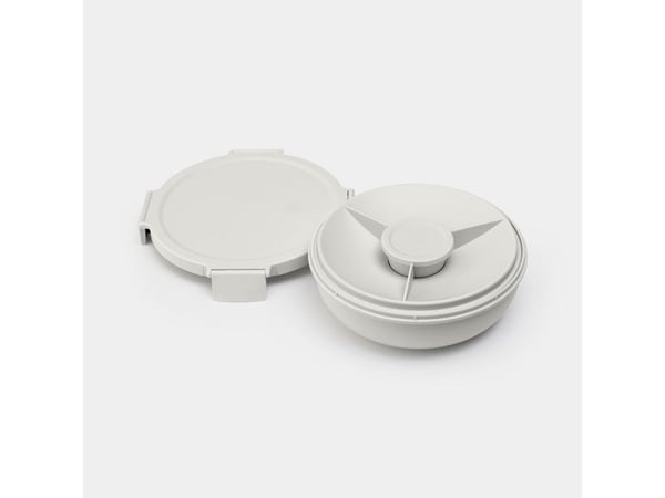 Brabantia Make & Take, Salat bolle, Rund, Plast, Grå, 1300 l, Personlig