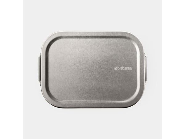 Brabantia Make & Take, Lunsjbeholder, Voksen, Stål, Rustfritt stål, Monokromatisk, Rektangulær