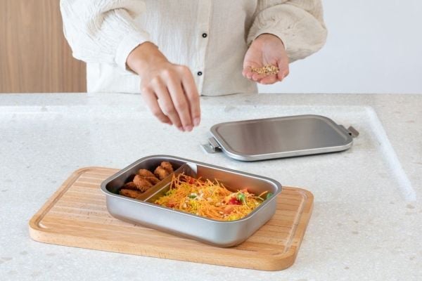 Brabantia Make & Take, Lunsjbeholder, Voksen, Stål, Rustfritt stål, Monokromatisk, Rektangulær