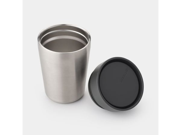 Brabantia Make & Take, Harmaa, Ruostumaton teräs, Ruostumaton teräs, Kiina, 360 ml, 81 mm, 81 mm