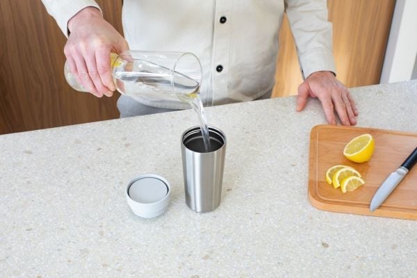 Brabantia Make & Take, Harmaa, Ruostumaton teräs, Ruostumaton teräs, Kiina, 360 ml, 81 mm, 81 mm