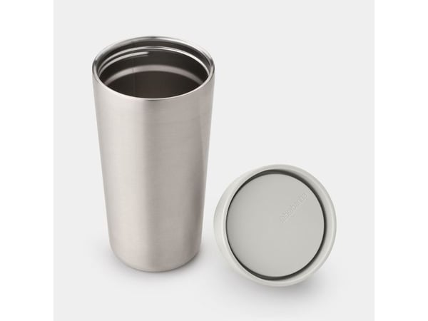 Brabantia Make & Take, Harmaa, Ruostumaton teräs, Ruostumaton teräs, Kiina, 360 ml, 81 mm, 81 mm