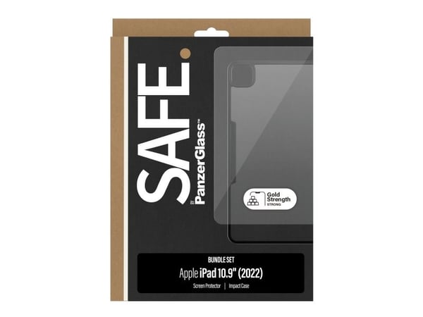 SAFE. by PanzerGlass - 2-i-1 Pakke - baksidedeksel for nettbrett - ultra-bred passform - polykarbonat, polyethlen-tereftalat (PET), selvhelbredende...