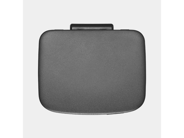 Brabantia Bo Waste Bin, 7 l, Rektangulær, Stål, Sort, Hvit, Stål, Manuell