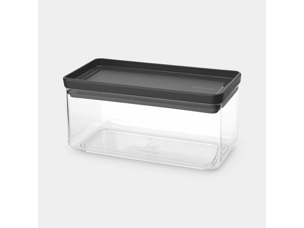 Brabantia Tasty+, Beholder, Rektangulær, 1,5 l, Grå, Gjennomsiktig, Plast, 220 mm