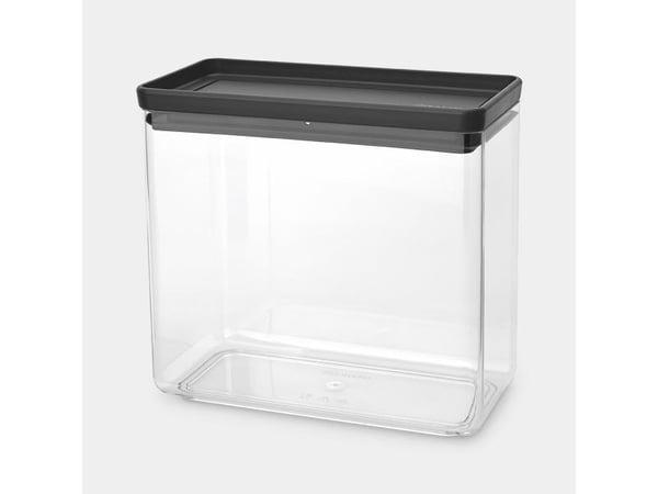 Brabantia Tasty+, Burk, Rektangulär, 3,5 l, Grå, Transparent, Plast, 220 mm