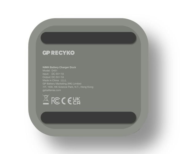 GP Batteries ReCyko+ M452, Nikkelmetallhydrid (NiMH), AA, 4 stykker, Batterier medfølger