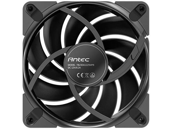 Antec Tranquil 120, fläkt, 12 cm, 59,23 kubikfot/min, svart