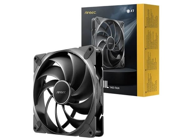 Antec Tranquil 140, tuuletin, 14 cm, 85,96 kuutiometriä/min, musta