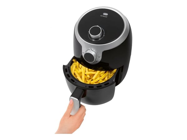 Bomann FR 6050 H CB - Varmluftsfritös - 1.8 liter - 1000 W - svart/silver