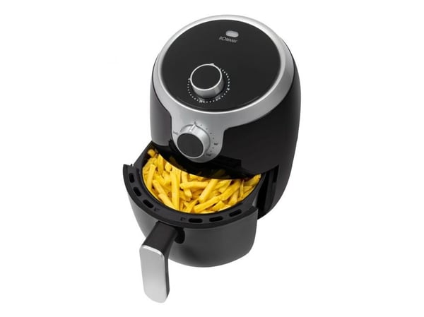Bomann FR 6050 H CB - Varmluftsfritös - 1.8 liter - 1000 W - svart/silver