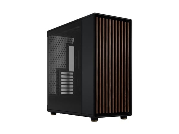 Fractal Design North XL - Tower - utvidet ATX (E-ATX) - sidepanel med vindu (herdet glass) - ingen strømforsyning (ATX) - svart - USB/Audio/Mic