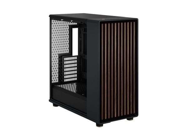 Fractal Design North XL - Tower - utvidet ATX (E-ATX) - sidepanel med vindu (herdet glass) - ingen strømforsyning (ATX) - svart - USB/Audio/Mic