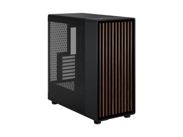 Fractal Design North XL - Tower - utvidet ATX (E-ATX) - sidepanel med vindu (herdet glass) - ingen strømforsyning (ATX) - svart - USB/Audio/Mic