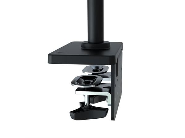 Ergotron LX Pro - Monteringssett (stor base, 2 x 2-delte skrivebordsklemmer) - konverteringssett - stål, aluminium - svart - for P/N: 45-683-292, 4...
