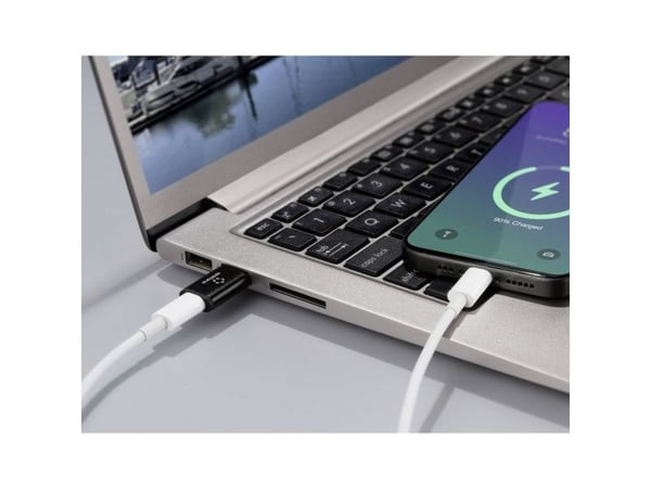 Renkforce RF-6615904, USB-A, USB-C, Svart