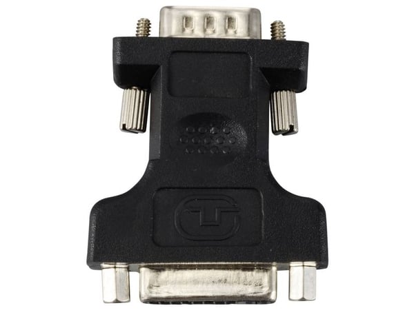 Renkforce RF-6667626, DVI-I 24+5 pin, VGA, Sort