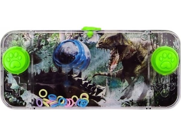 LeanToys Gra vannlekekonsoll dino (stegosaurus) pad, grønn