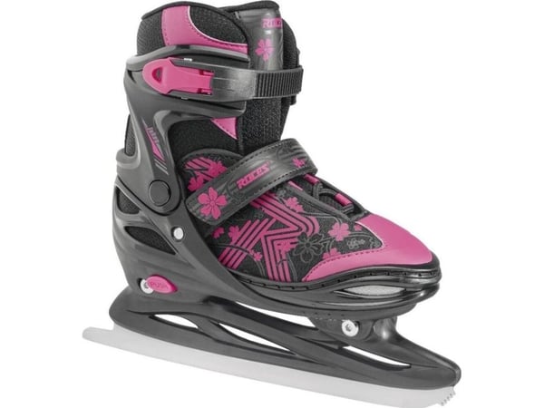 Łyżwy Roces Jokey Ice 3.0 Girl czarno-różowe 450708 00002 30-33