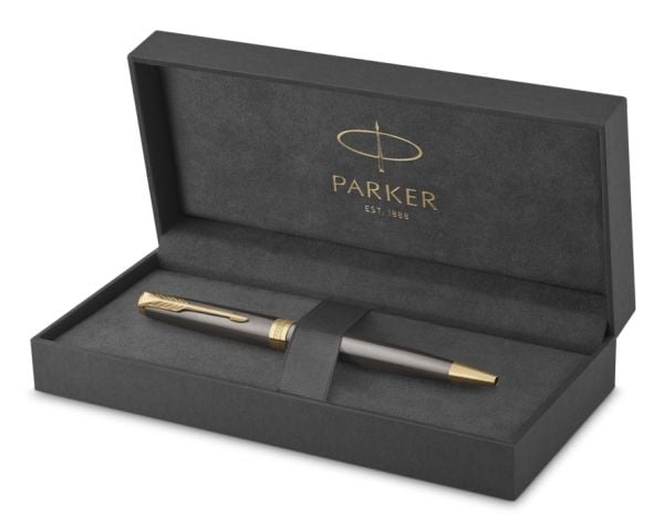 Parker Sonnetti, klipsit, harmaa, 1 kpl