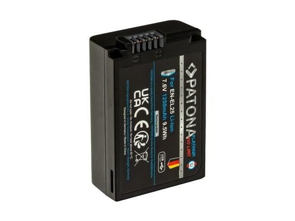 PATONA 1398, Nikon, 1250 mAh, 7,6 V, Lithium-Ion (Li-Ion)