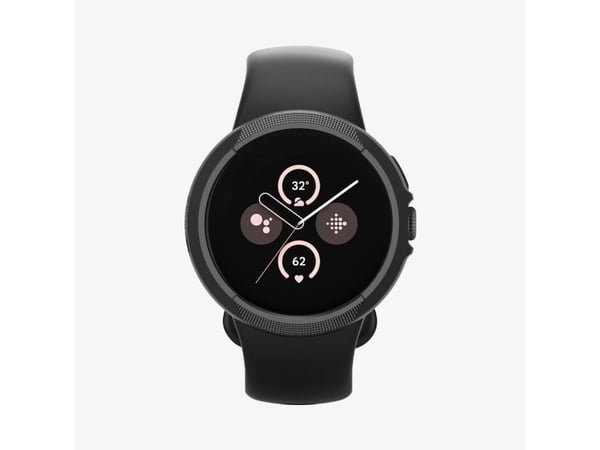 Spigen Pixel Watch 3 (45 mm) veske, svart, Google Pixel Watch 3 (45 mm), termoplastisk polyuretan (TPU), 3 g, 17 g, 1 stk