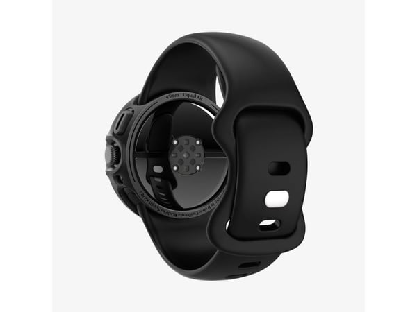 Spigen Pixel Watch 3 (45 mm) veske, svart, Google Pixel Watch 3 (45 mm), termoplastisk polyuretan (TPU), 3 g, 17 g, 1 stk