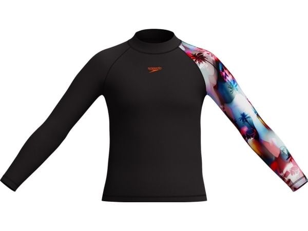 Speedo barne T-skjorte med lange ermer prnt Ls Rash Top JM str. 7-8