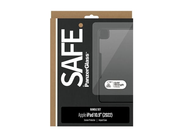 SAFE. by PanzerGlass - 2-i-1 Pakke - baksidedeksel for nettbrett - ultra-bred passform - polykarbonat, polyethlen-tereftalat (PET), selvhelbredende...