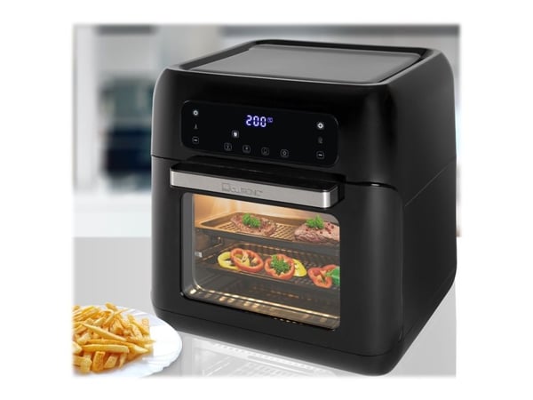 Clatronic FR 3747 H - Varmluftsovn - 11 liter - 1,5 kW - svart