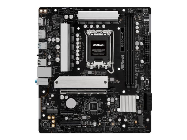 ASRock B860M-X - Moderkort - micro ATX - LGA1851-uttag - B860 Chipuppsättning - USB-C 3.2 Gen 2x2, USB-C 3.2 Gen 1, USB 3.2 Gen 1 - 2.5 Gigabit LAN...