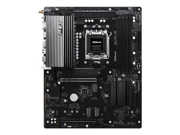 ASRock B850 Pro-A WiFi - Hovedkort - ATX - Socket AM5 - AMD B850 Chipset - USB-C 3.2 Gen 2x2, USB-C 3.2 Gen 1, USB 3.2 Gen 1, USB-C 3.2 Gen2 - 2.5 ...