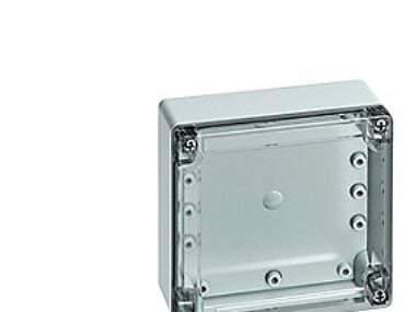 Spelsberg TG ABS 1212-6-to - Tyhjä kotelo, IP66/IP67, IK07, läpinäkyvä, 124x122x55 mm, 124x122x55 mm
