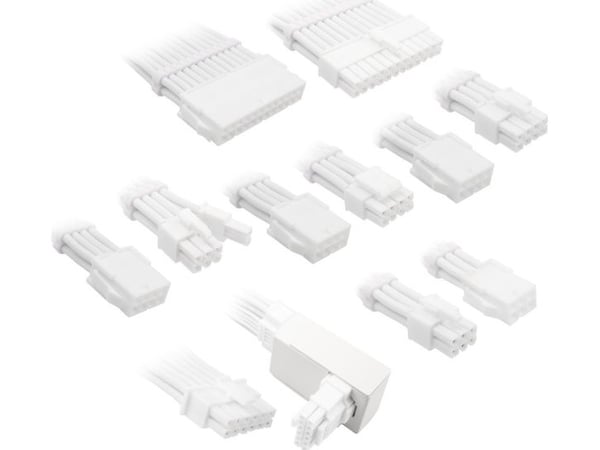 Kolink Core Pro flätat kabel-förlängningskit 12V-2x6 Type 1 - Brilliant White