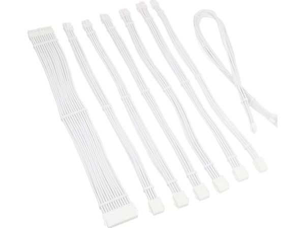 Kolink Core Pro punotun kaapelin jatkosarja 12V-2x6 tyyppi 2 - loistavan valkoinen