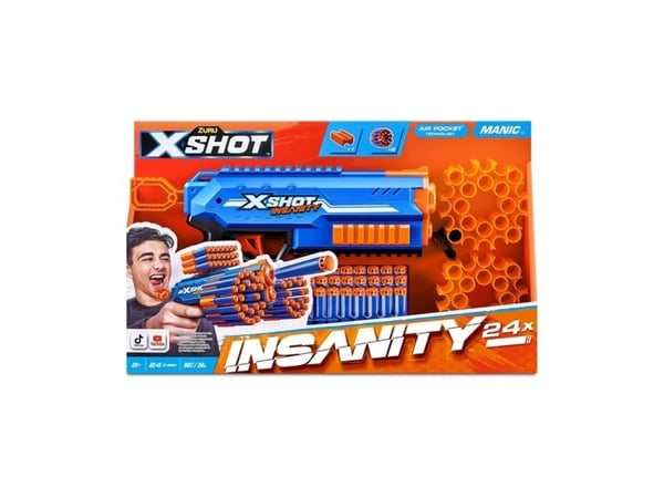 XShot XSHOT lelukivääri Manic Insanity, 1 sarja, 36603