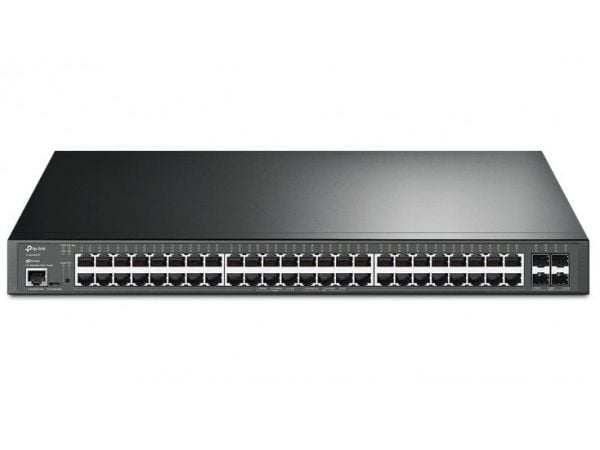 TP-Link Omada SG3452XP, Håndtert, L2+, Gigabit Ethernet (10/100/1000), Strøm over Ethernet (PoE), Rack-montering, 1U