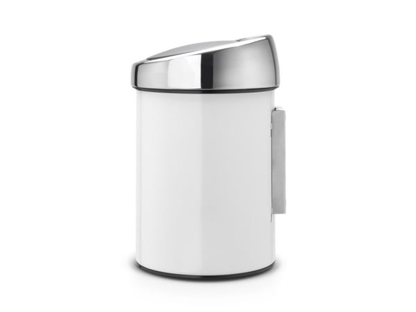 Brabantia Touch Bin - Søppelbøtte - skyvelokk - 3 L - hvit