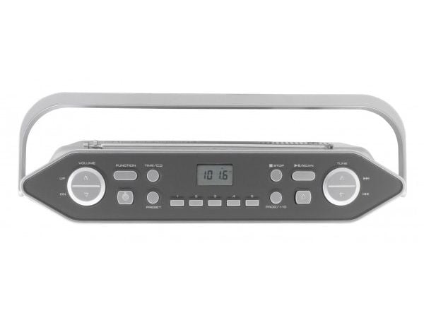 Soundmaster RCD1755SI, Analog, UKW, Spiller, CD, CD-R, CD-RW, Repeter, Sølv