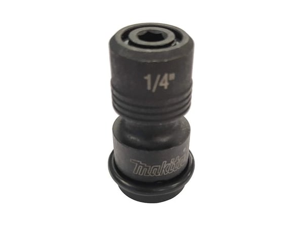 Makita - Bitadapter - 1/2" - sekspunkters - 1/4" - lengde: 51 mm - for Makita DTW1002, DTW181, DTW700, DTW701, TW141, TW161; CXT TW161