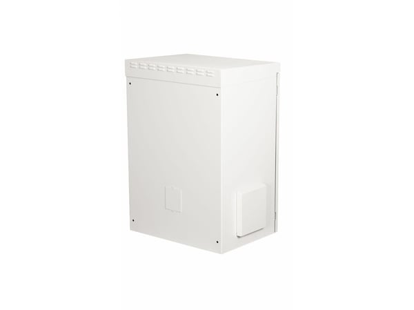 Equip ESO-16-6045-G, Veggmonterbar hylle, 16U, Nøkkellås, 41 kg, Lysegrå