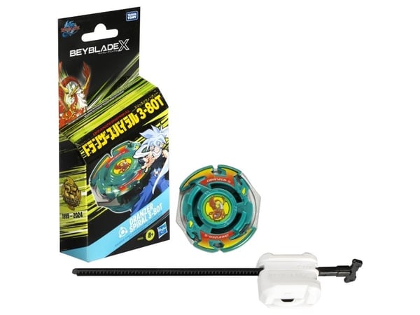 Beyblade X Dranzer Spiral 3-80T, Spinnertopp, 8 år