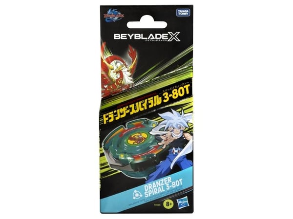 Beyblade X Dranzer Spiral 3-80T, Spinnertopp, 8 år