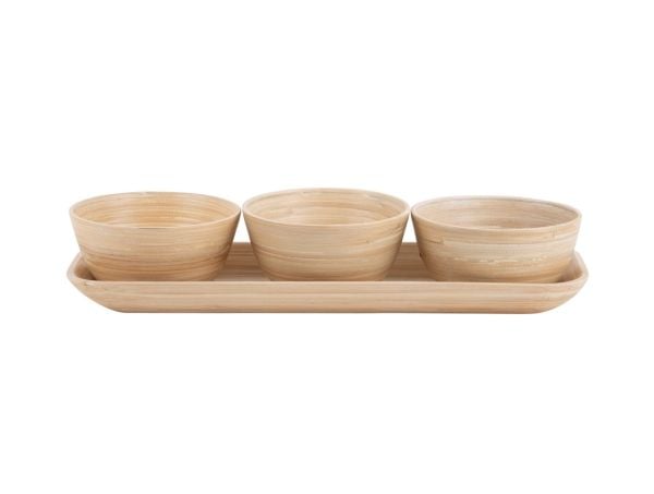present time PT4194NT, Serveringsskål, Bamboo, Självtorkning, Rektangulär, 120 mm, 60 mm