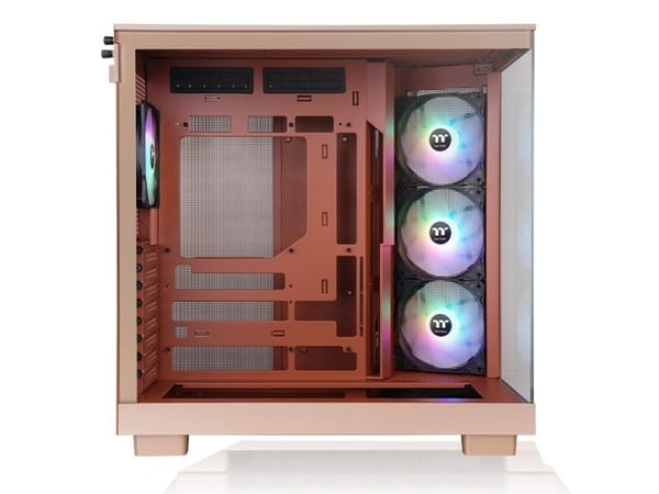 Thermaltake View 380 XL TG ARGB, Midi Tower, PC, Sand, ATX, Micro ATX, Mini-ITX, SPCC, Herdet glass, Spilling